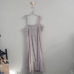 SHEIN Curve Floral Peasant Prairie Coquette Feminine Cottagecore Boho Dress
